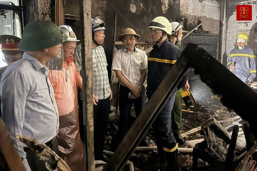 Điều tra vụ cháy tại phố Văn Cao khiến 5 người tử vong